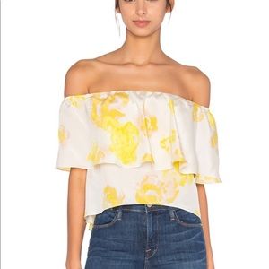 Amanda Uprichard Kiara Off the Shoulder Top